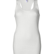 Ladies Ribbed Racerback Tank Top